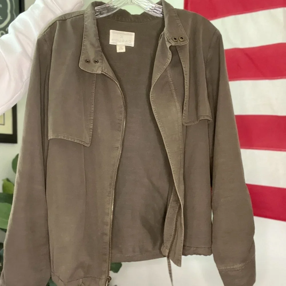 CASLON Olive Green Jacket - Picture 1 of 2
